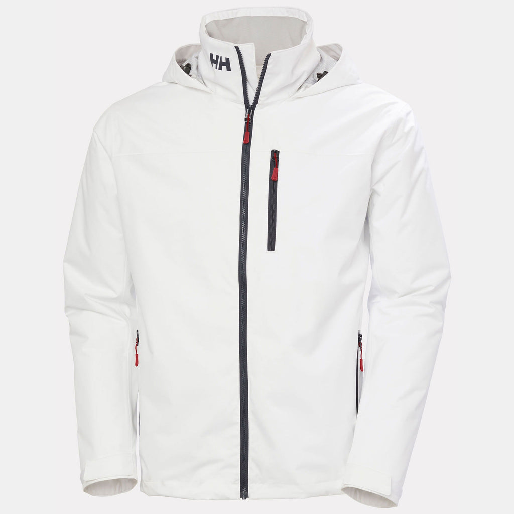 CREW HOODED MIDLAYER JACKET 2, WHITE, XXL