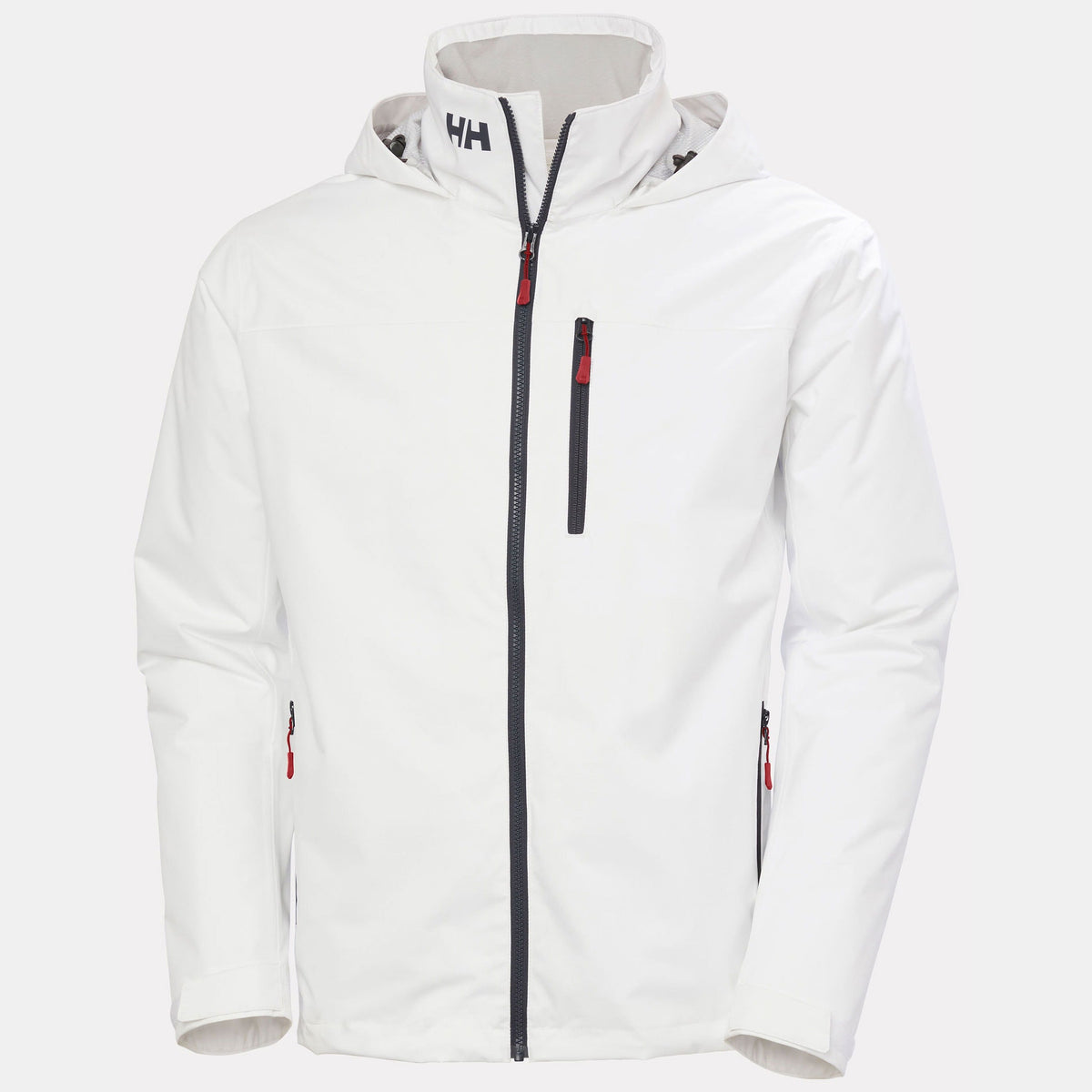 CREW HOODED MIDLAYER JACKET 2, WHITE, XXL