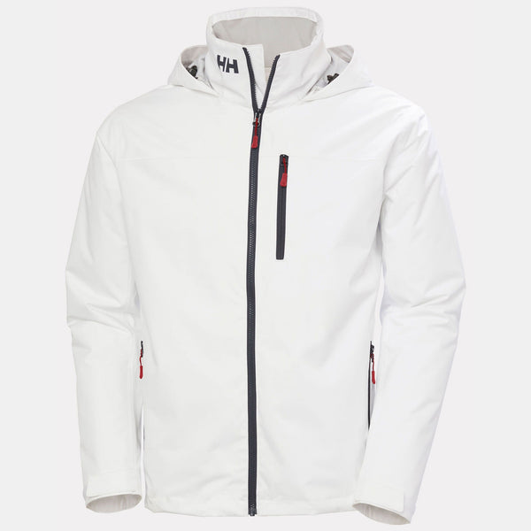 CREW HOODED MIDLAYER JACKET 2, WHITE, XXL