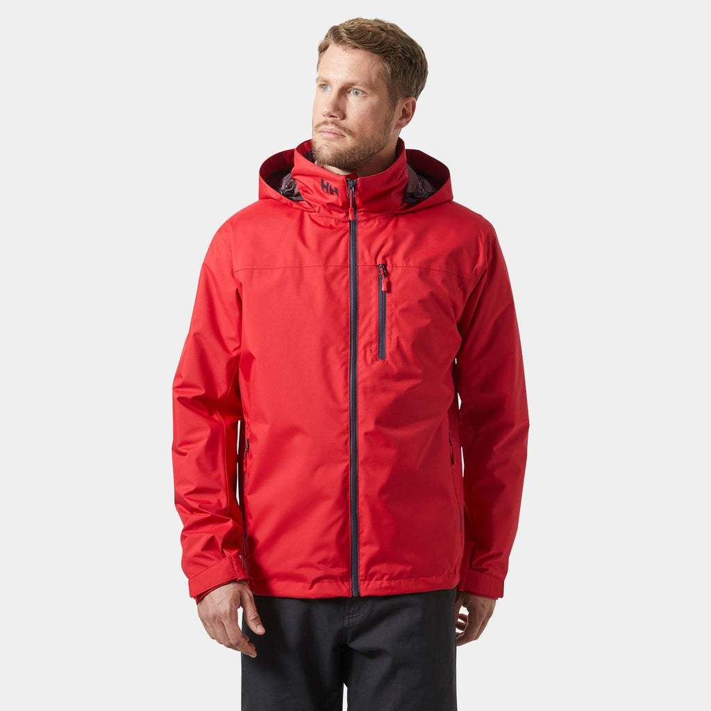 CREW HOODED MIDLAYER JACKET 2, RED, XXL