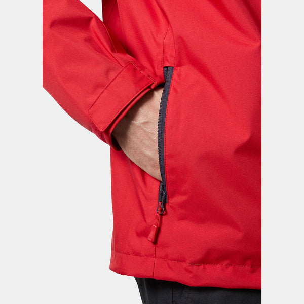 CREW HOODED MIDLAYER JACKET 2, RED, XXL