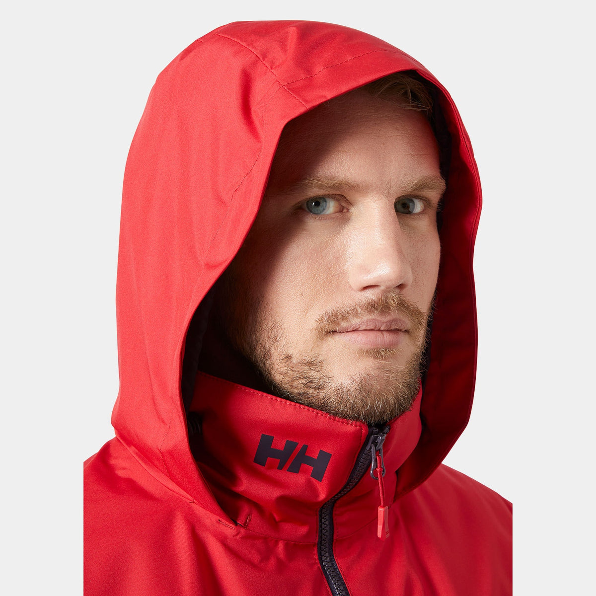 CREW HOODED MIDLAYER JACKET 2, RED, XXL