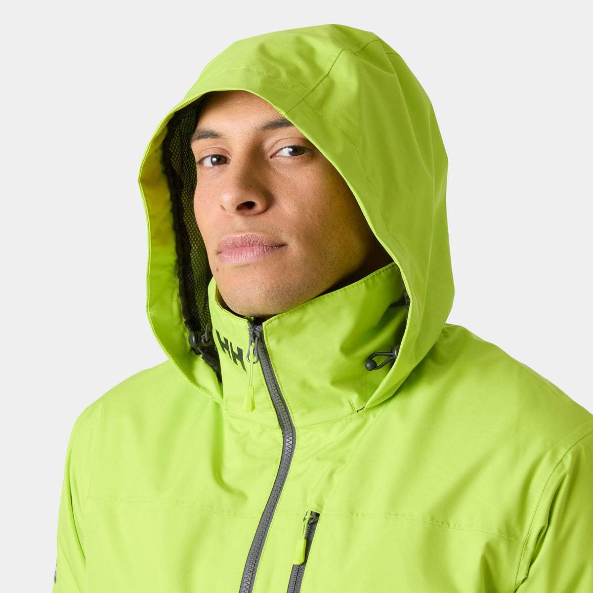 CREW HOODED MIDLAYER JACKET 2, LUMINOUS GR, XXL