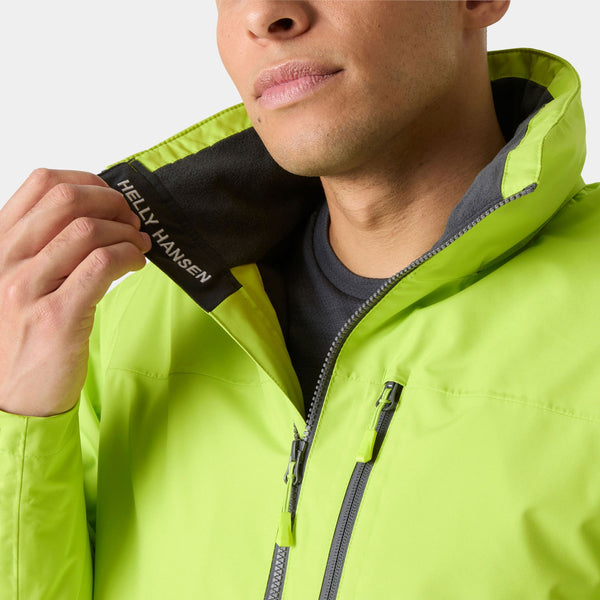 CREW HOODED MIDLAYER JACKET 2, LUMINOUS GR, XXL