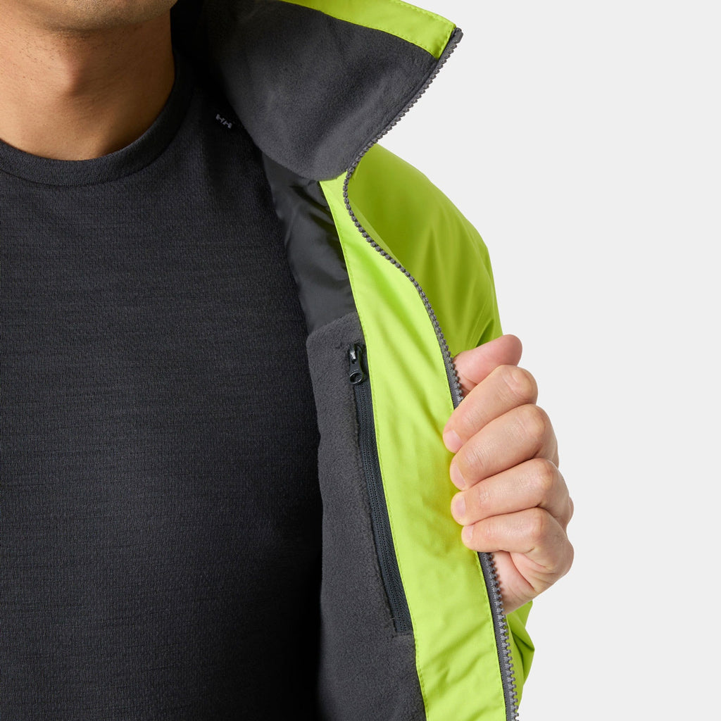 CREW HOODED MIDLAYER JACKET 2, LUMINOUS GR, XXL