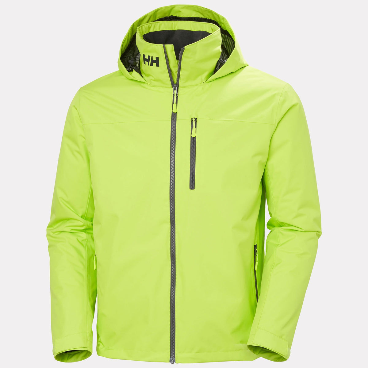 CREW HOODED MIDLAYER JACKET 2, LUMINOUS GR, XXL