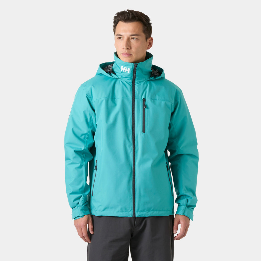 CREW HOODED MIDLAYER JACKET 2, DARK MINT, S