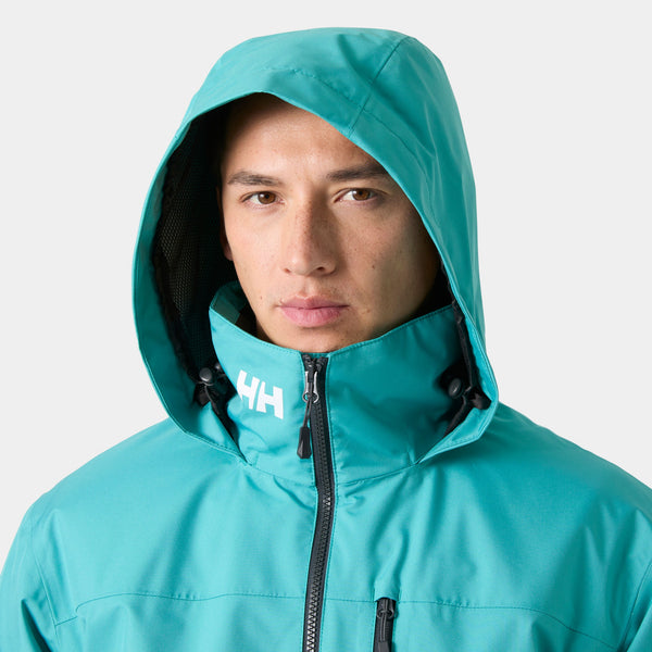 CREW HOODED MIDLAYER JACKET 2, DARK MINT, S