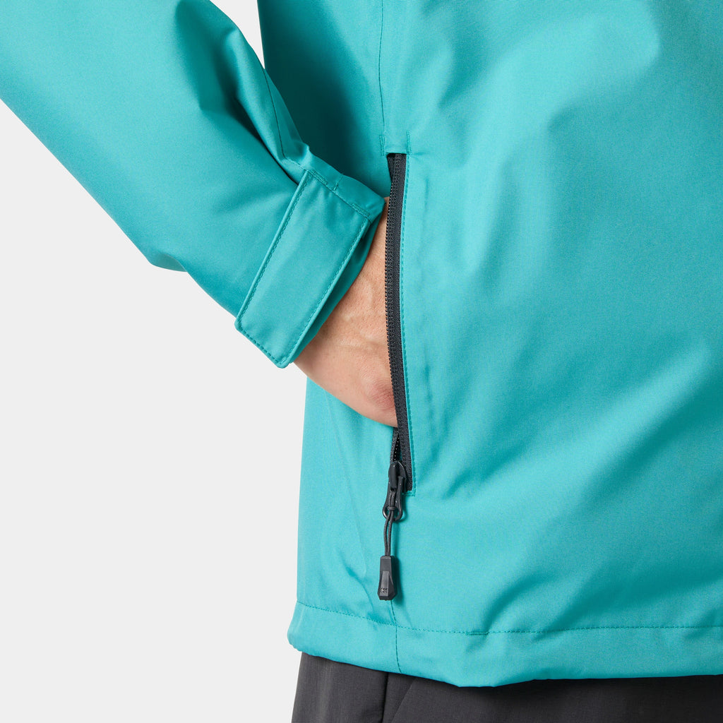 CREW HOODED MIDLAYER JACKET 2, DARK MINT, S