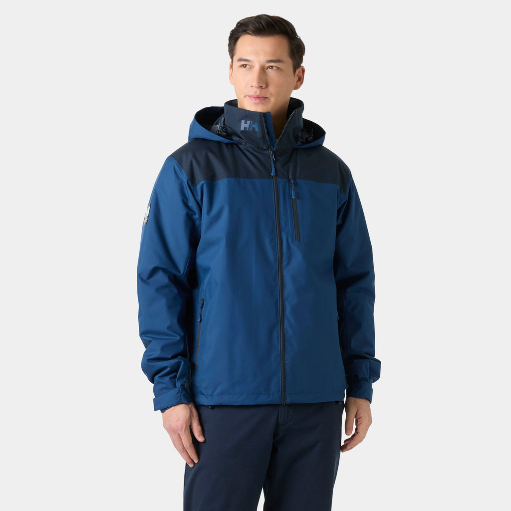 CREW HOODED MIDLAYER JACKET 2, DARK BLUE, XXL