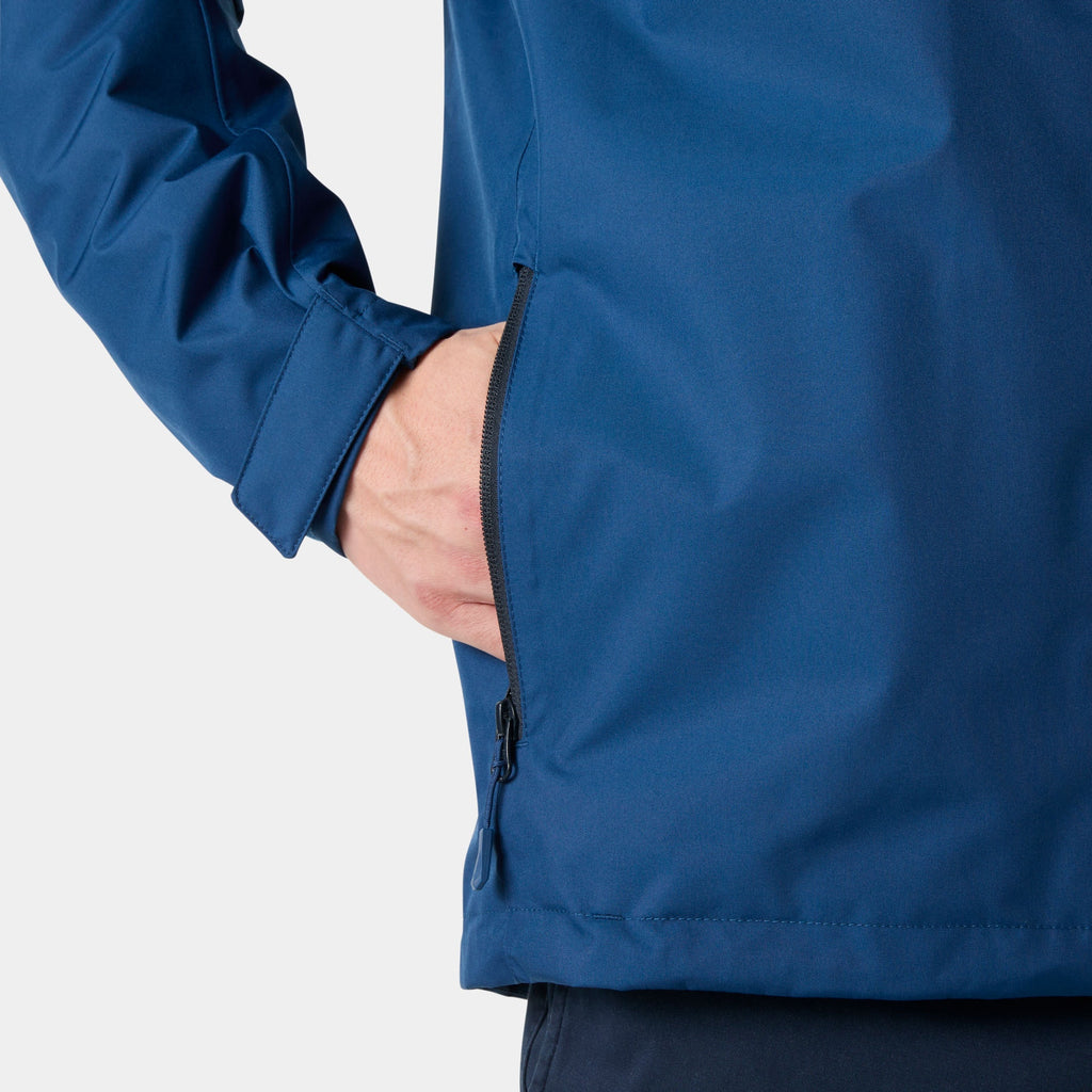 CREW HOODED MIDLAYER JACKET 2, DARK BLUE, XXL