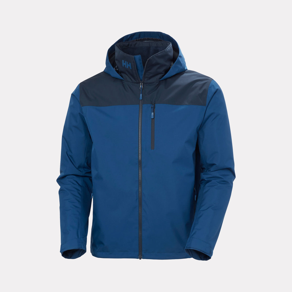 CREW HOODED MIDLAYER JACKET 2, DARK BLUE, XXL