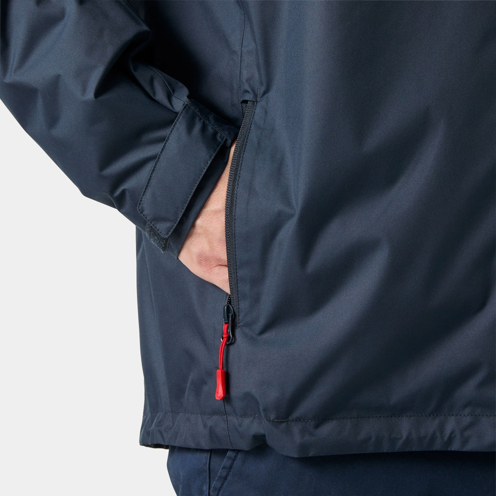 CREW HOODED MIDLAYER JACKET 2, NAVY, XXL