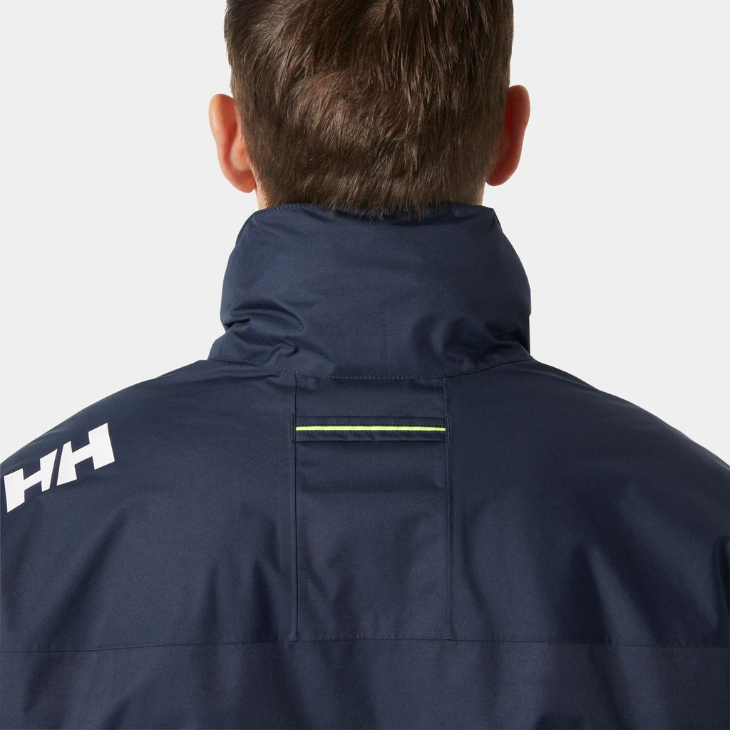 CREW HOODED MIDLAYER JACKET 2, NAVY, L