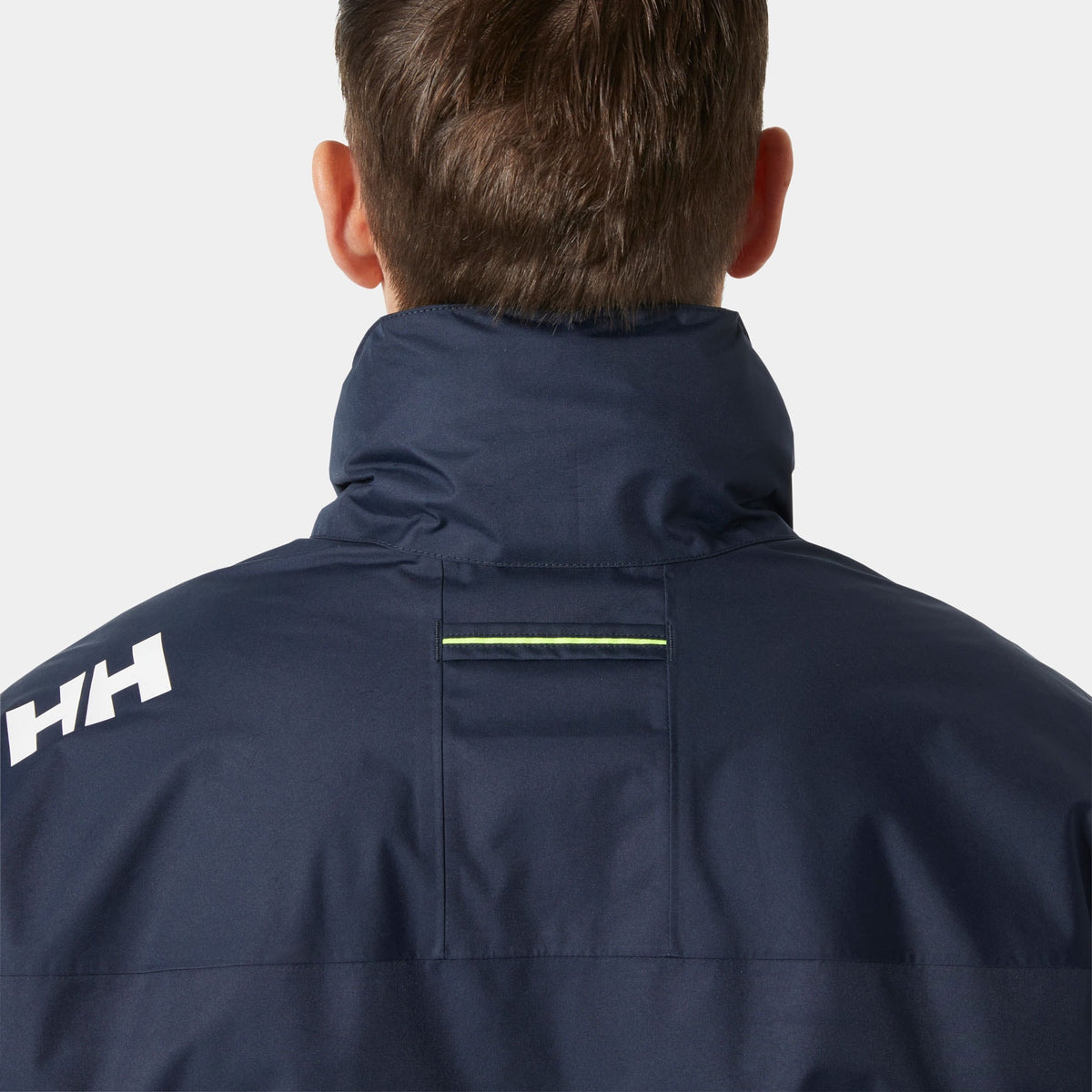 CREW HOODED MIDLAYER JACKET 2, NAVY, L