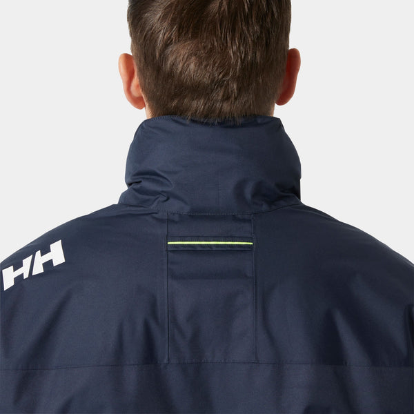 CREW HOODED MIDLAYER JACKET 2, NAVY, L