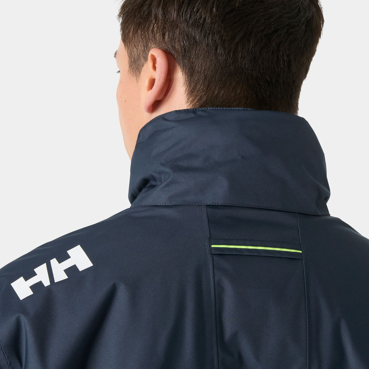 CREW HOODED MIDLAYER JACKET 2, NAVY, L