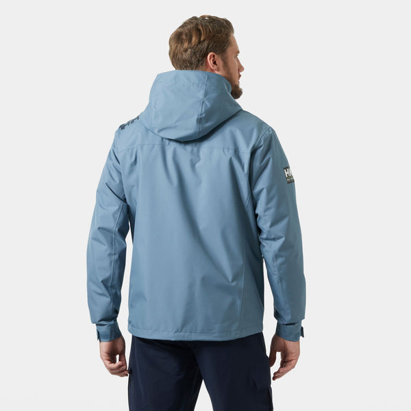 CREW HOODED MIDLAYER JACKET 2, WASHED NAVY, XXL