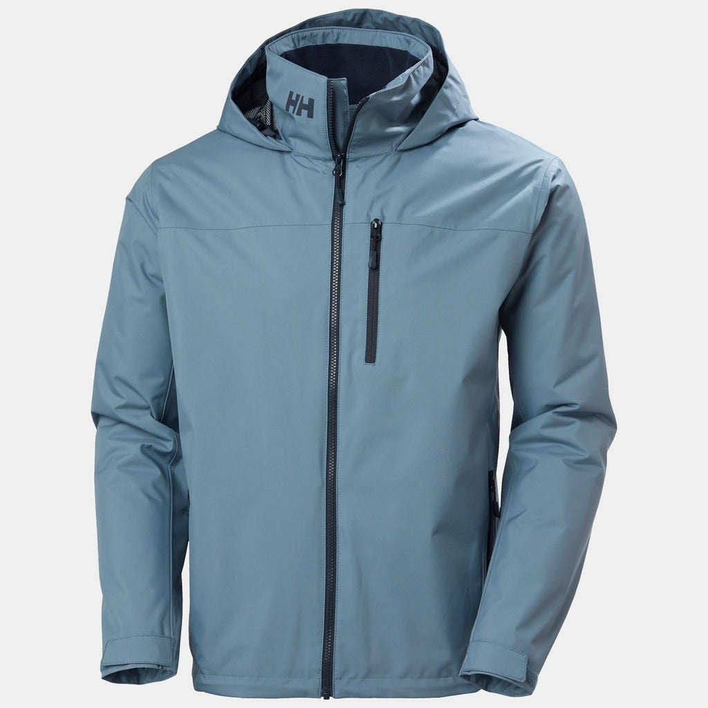 CREW HOODED MIDLAYER JACKET 2, WASHED NAVY, XXL