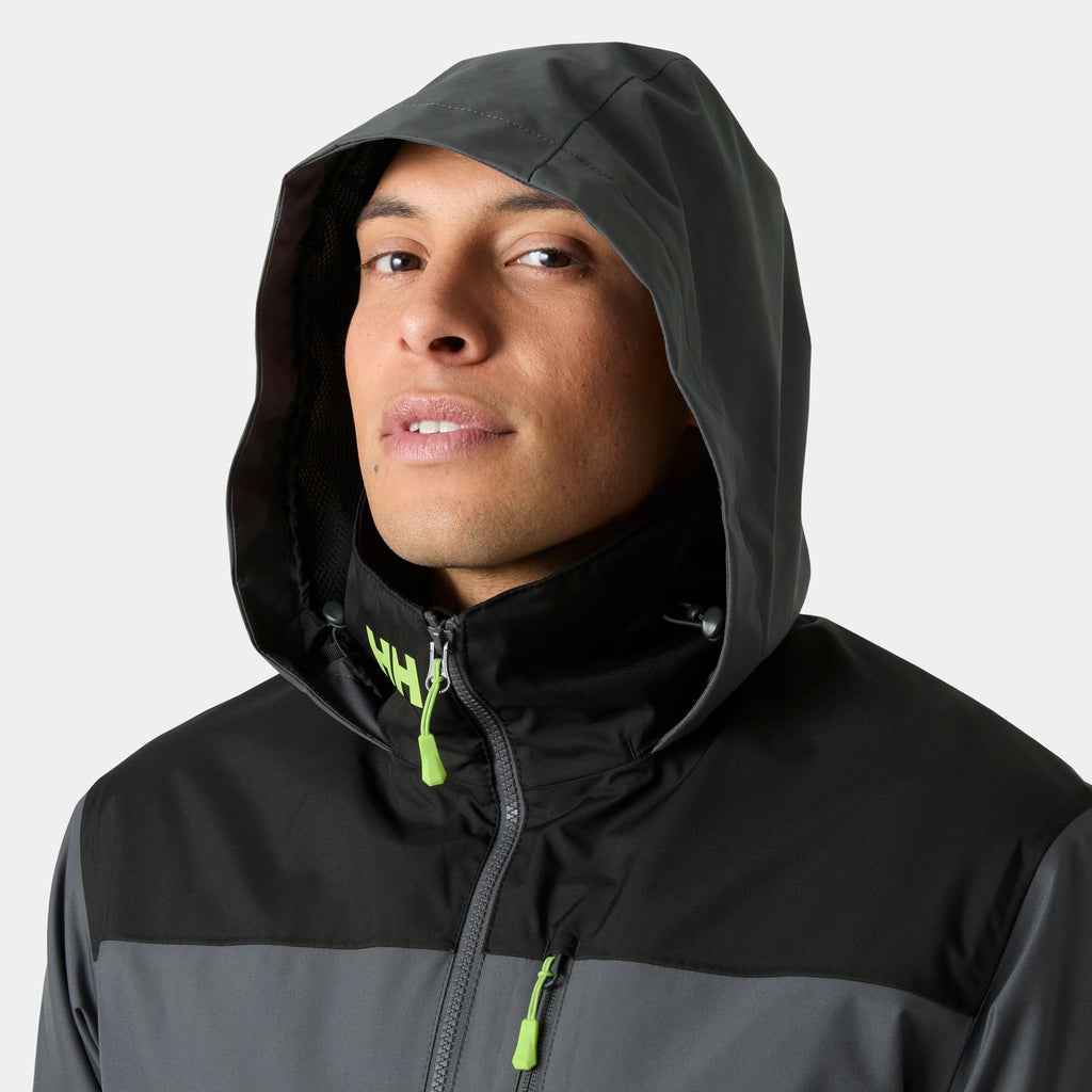 CREW HOODED MIDLAYER JACKET 2, THUNDER GRE, XXL