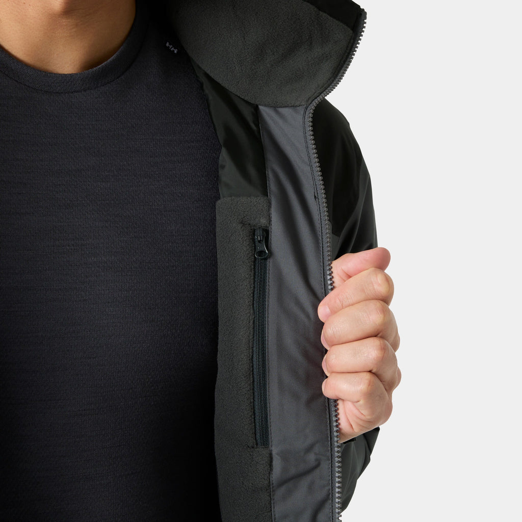 CREW HOODED MIDLAYER JACKET 2, THUNDER GRE, XXL