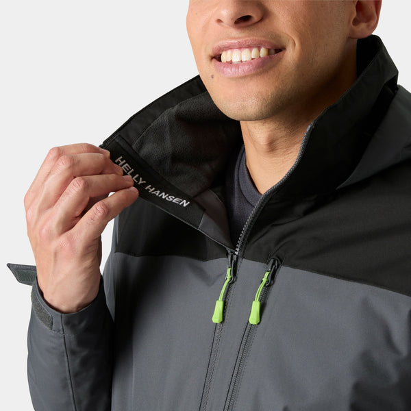 CREW HOODED MIDLAYER JACKET 2, THUNDER GRE, XXL