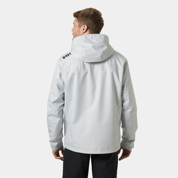 CREW HOODED MIDLAYER JACKET 2, GREY FOG, XXL