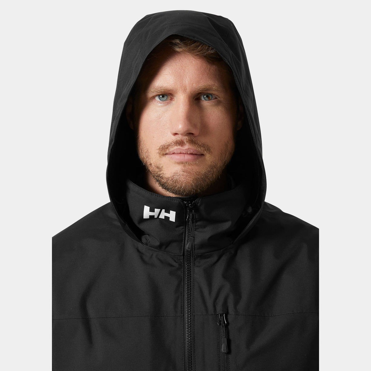 CREW HOODED MIDLAYER JACKET 2, BLACK, XXL
