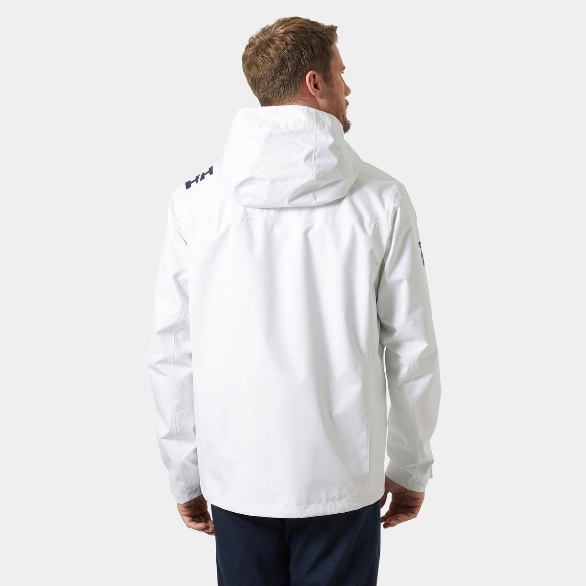 CREW HOODED JACKET 20, WHITE, XXL
