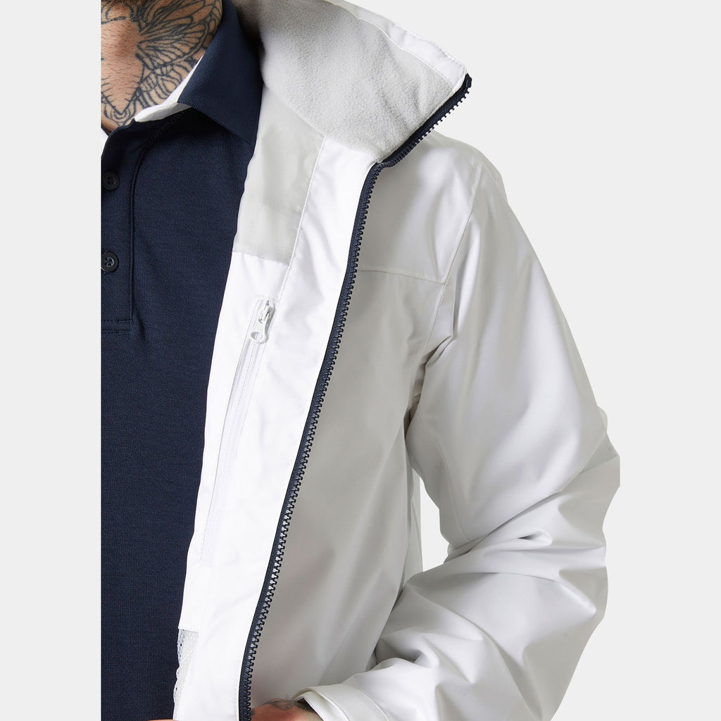 CREW HOODED JACKET 20, WHITE, XXL