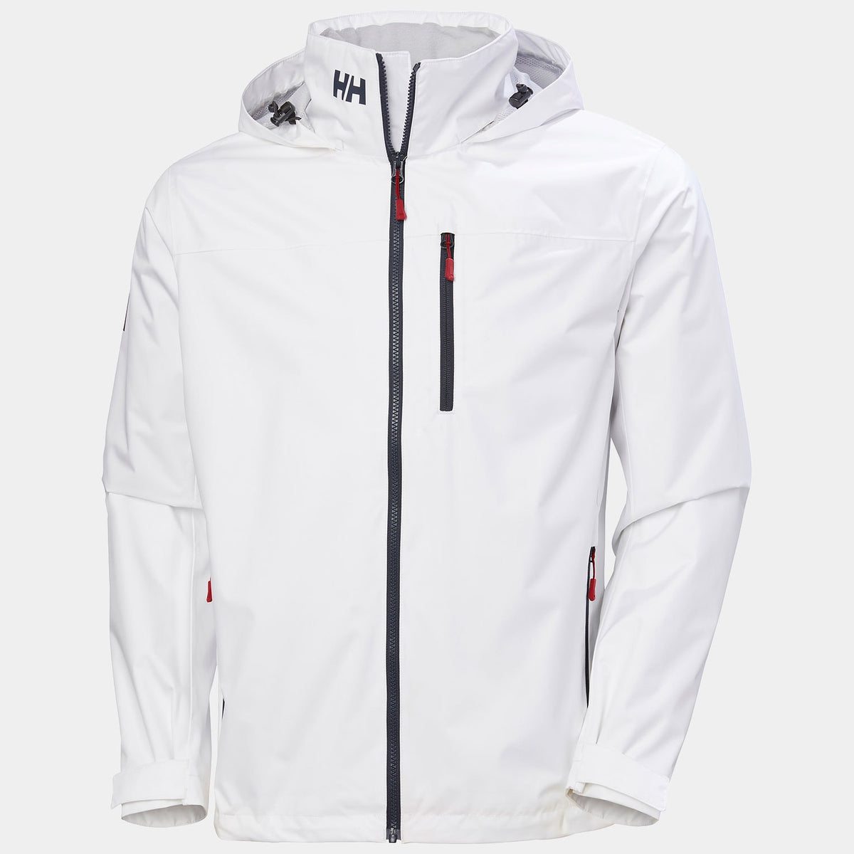 CREW HOODED JACKET 20, WHITE, XXL