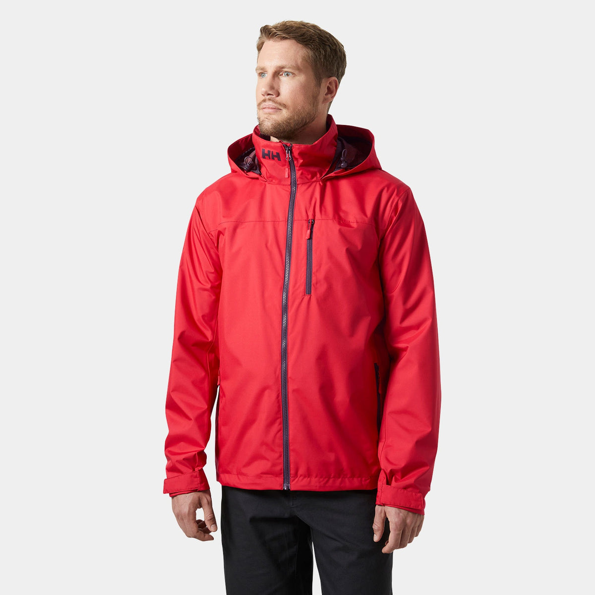CREW HOODED JACKET 20, RED, L