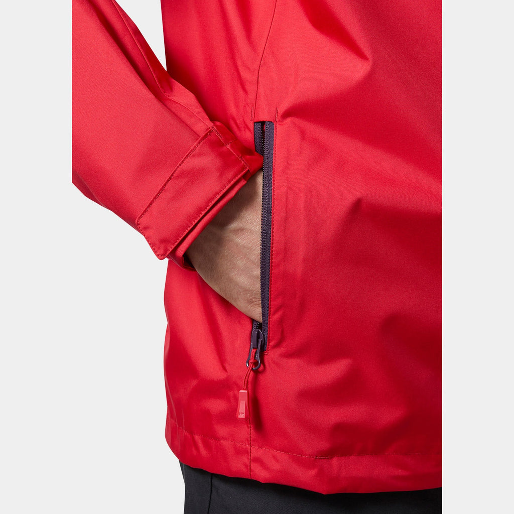 CREW HOODED JACKET 20, RED, L