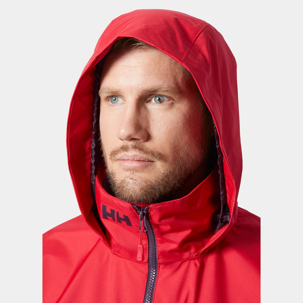 CREW HOODED JACKET 20, RED, L