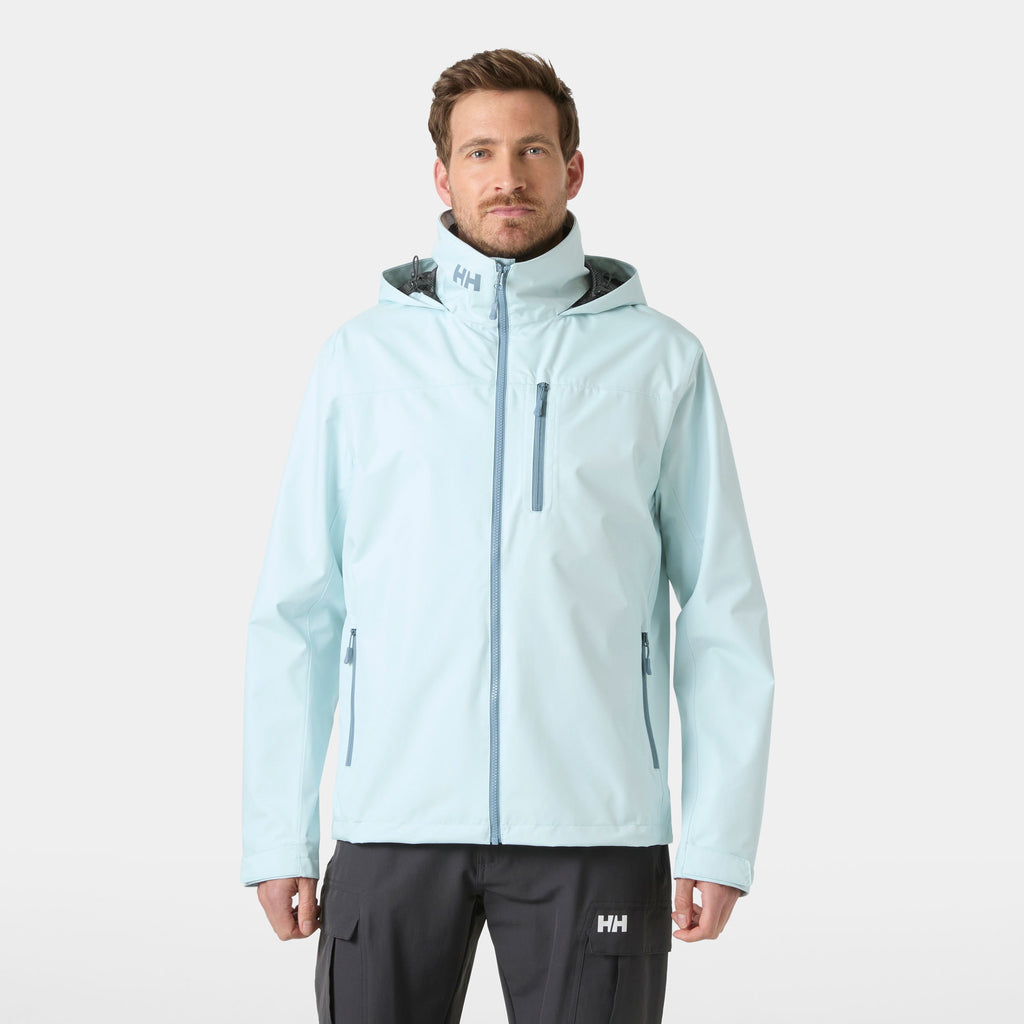 CREW HOODED JACKET 20, BARELY BLUE, XXL