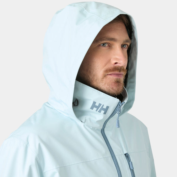 CREW HOODED JACKET 20, BARELY BLUE, XXL