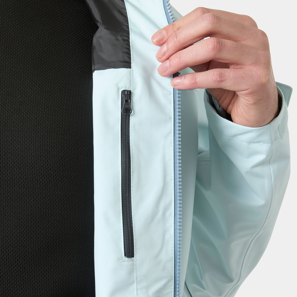 CREW HOODED JACKET 20, BARELY BLUE, XXL