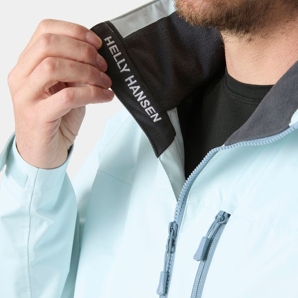 CREW HOODED JACKET 20, BARELY BLUE, XXL