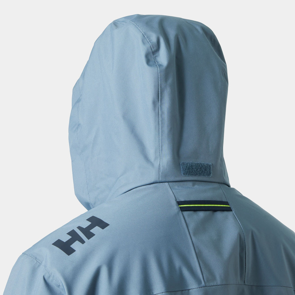 CREW HOODED JACKET 20, WASHED NAVY, XXL
