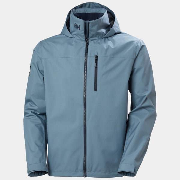 CREW HOODED JACKET 20, WASHED NAVY, XXL