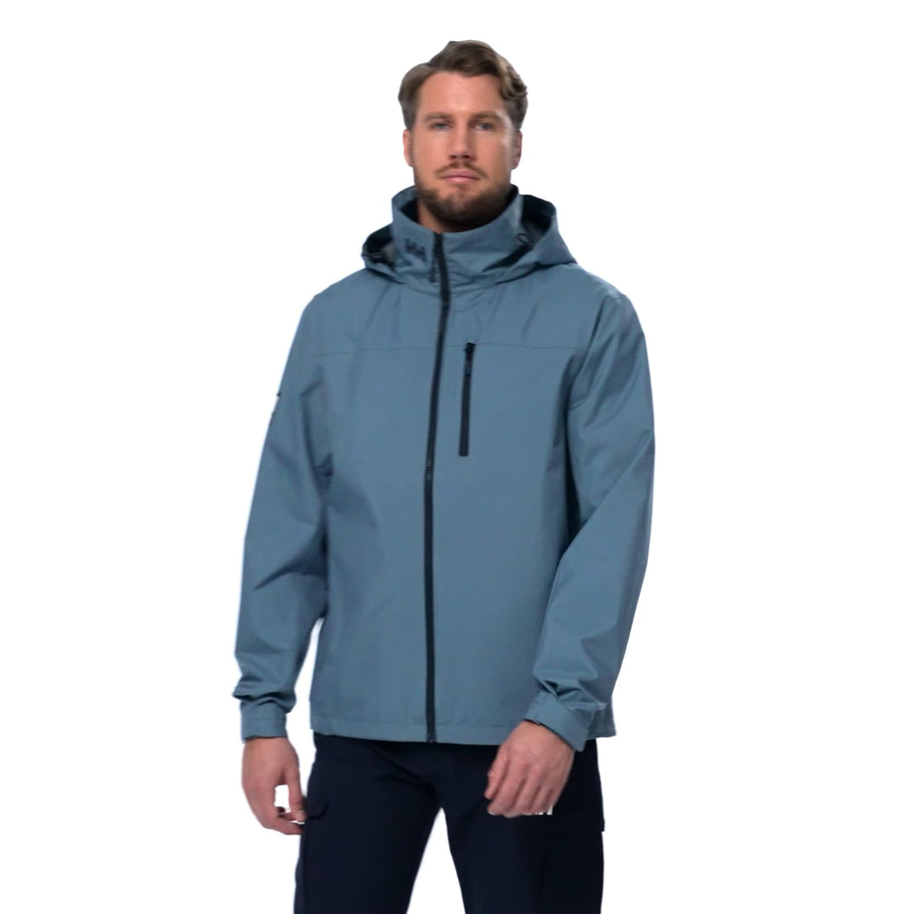 CREW HOODED JACKET 20, WASHED NAVY, S