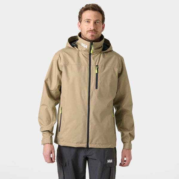 CREW HOODED JACKET 20, PEBBLE, XXL