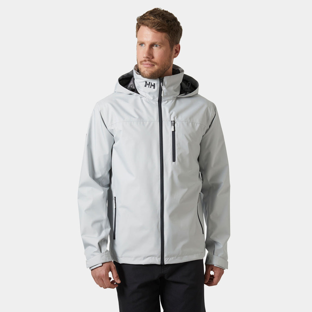 CREW HOODED JACKET 20, GREY FOG, XXL