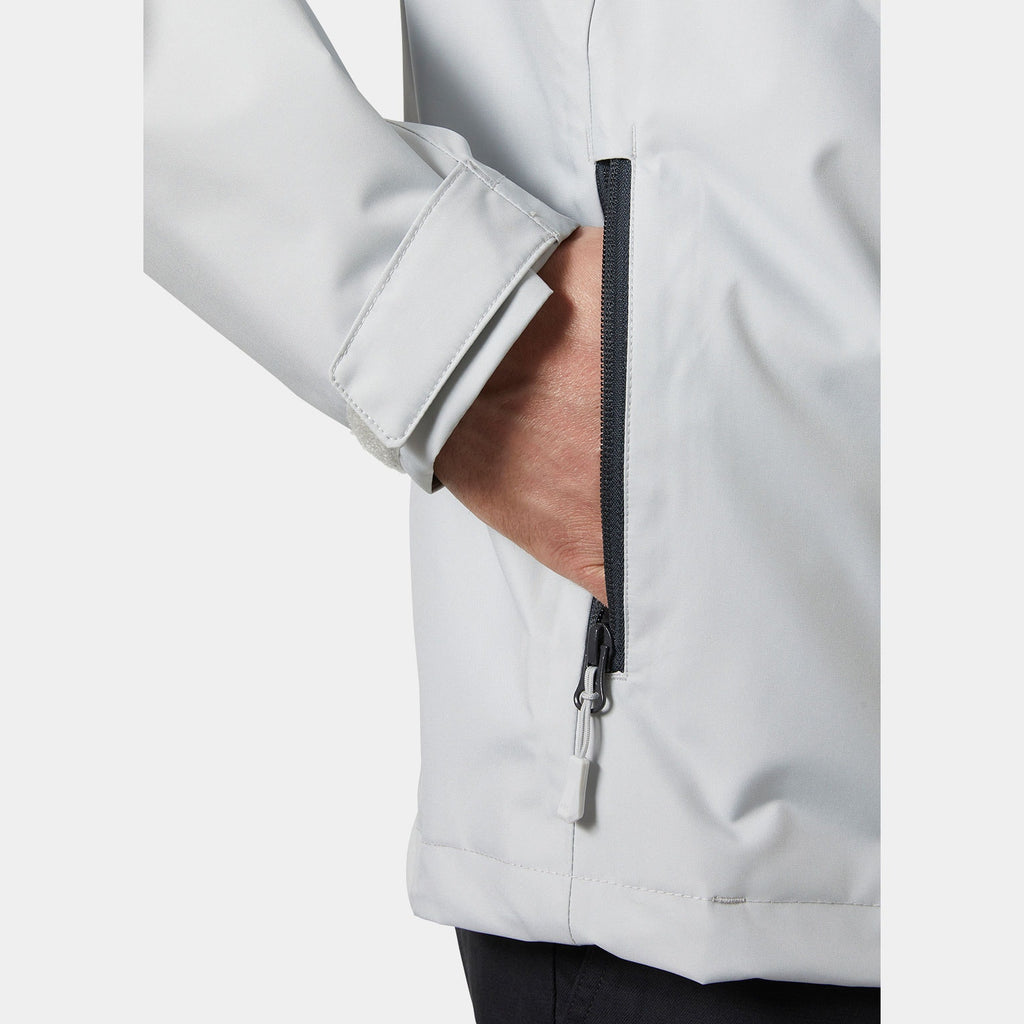 CREW HOODED JACKET 20, GREY FOG, XXL