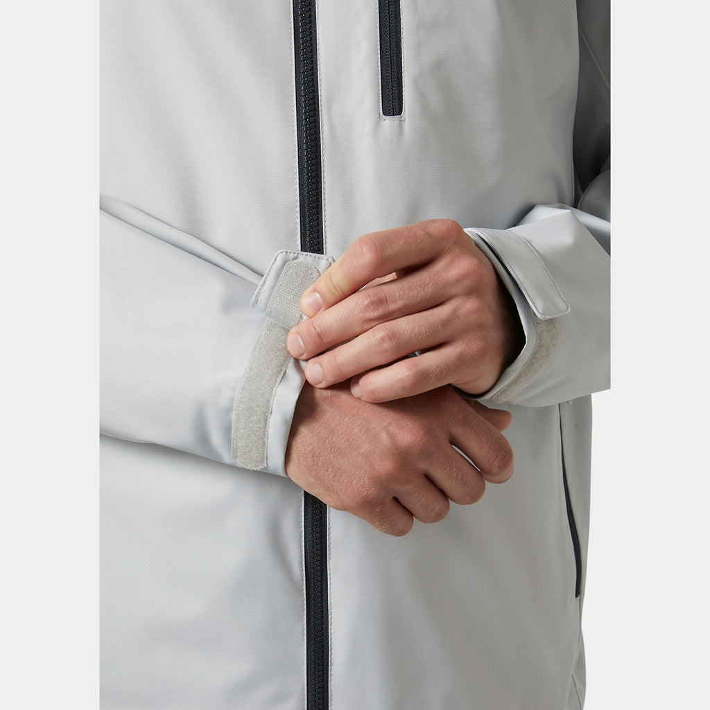 CREW HOODED JACKET 20, GREY FOG, XXL