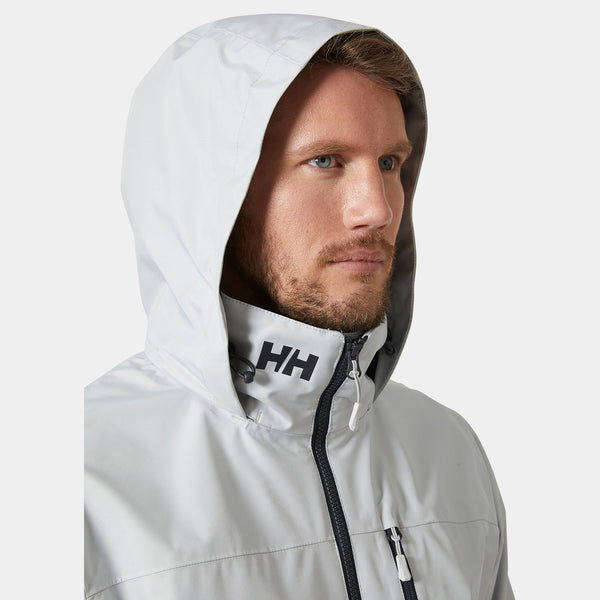 CREW HOODED JACKET 20, GREY FOG, XXL