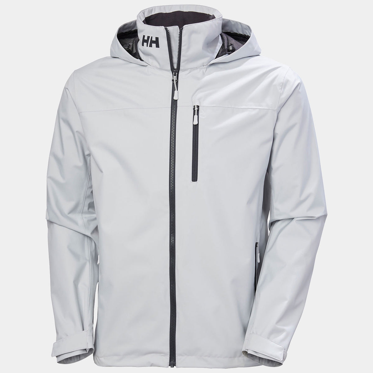 CREW HOODED JACKET 20, GREY FOG, XXL