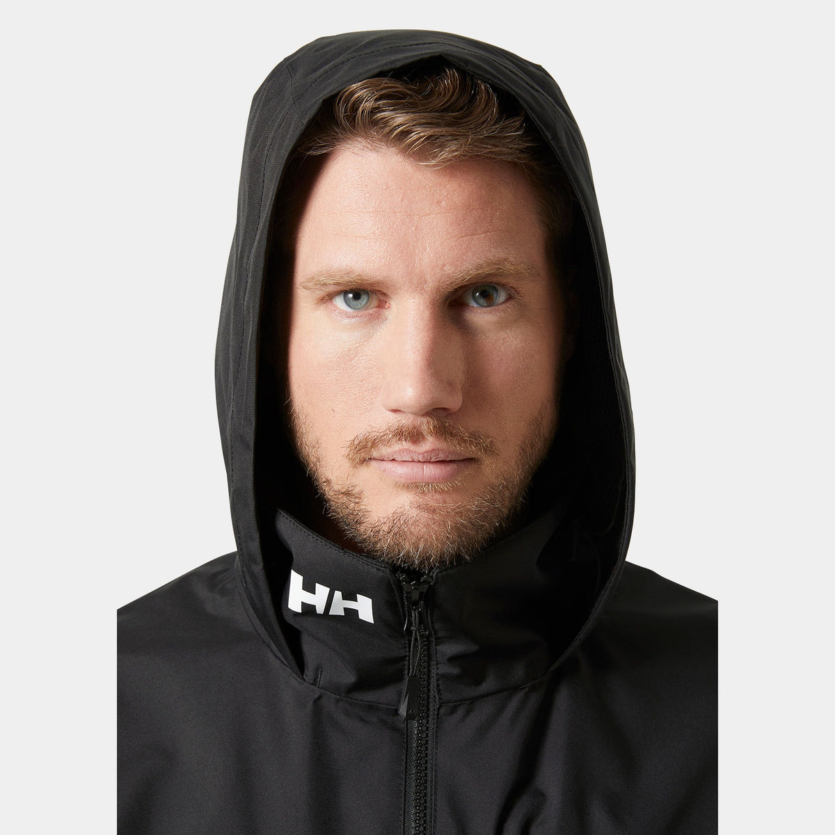 CREW HOODED JACKET 20, BLACK, XXL
