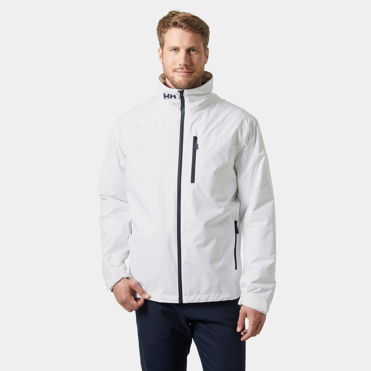 CREW MIDLAYER JACKET 2, WHITE, XXL