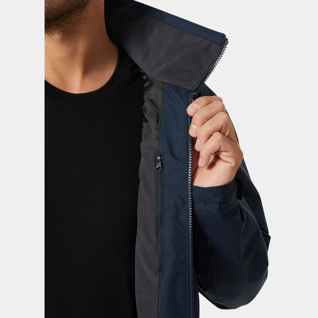 CREW MIDLAYER JACKET 2, NAVY, XXL